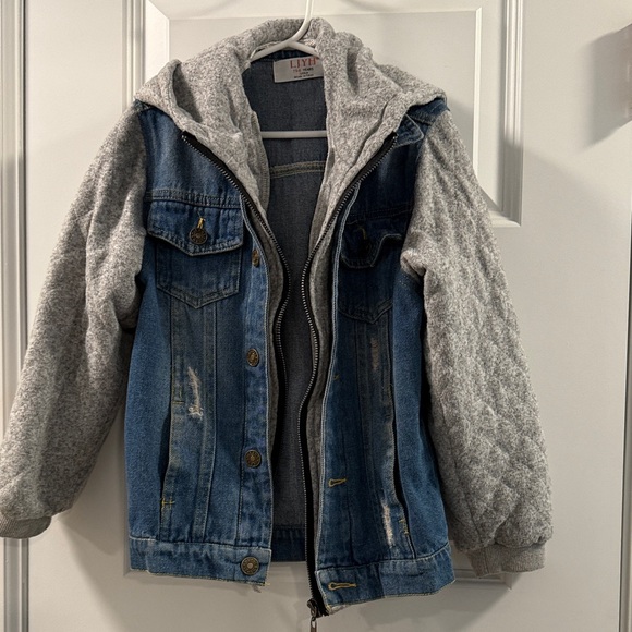 Lively Other - Lively Blue Denim Jacket with Gray Sleeves